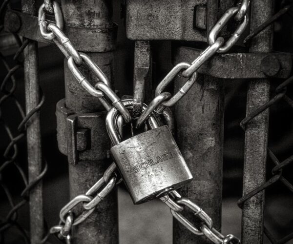lock and chains