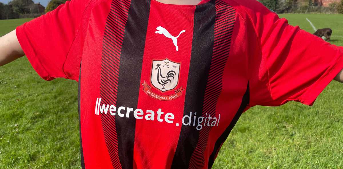 We Create Digital sponsors local children's football team